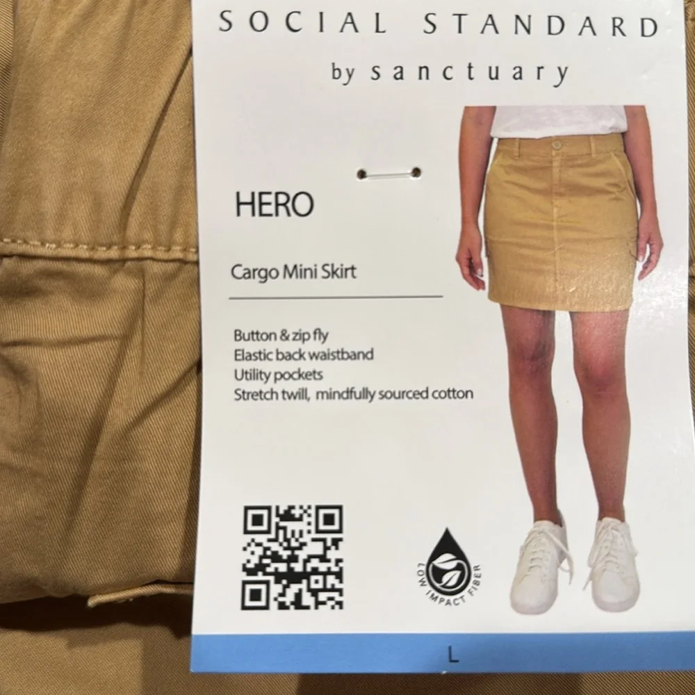 Social Standard by Sanctuary Tan Hero Cargo Mini Skirt